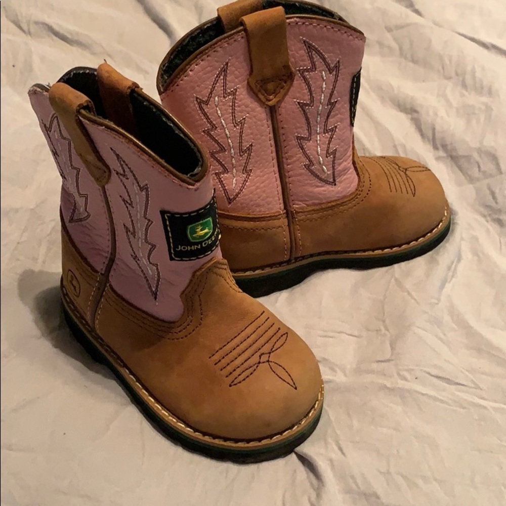 John Deere infant boots